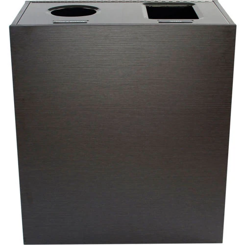Busch Systems Aristata Double Recycling & Trash Can, Cans & Bottles/Waste, 30 Gallon, Black 1 Busch Systems Aristata Double Recycling & Trash Can, Cans & Bottles/Waste, 30 Gallon, Black