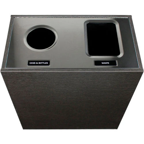 Busch Systems Aristata Double Recycling & Trash Can, Cans & Bottles/Waste, 30 Gallon, Black 3 Busch Systems Aristata Double Recycling & Trash Can, Cans & Bottles/Waste, 30 Gallon, Black - Image 3