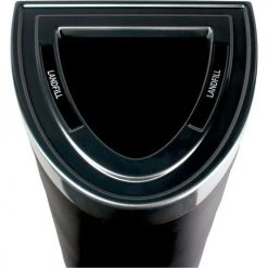 Busch Systems Evolve Ellipse Trash Can, Landfill, 36 Gallon, Black -Cheap Trash & Recycling Store 101244 03