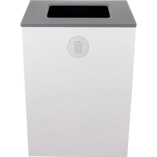 Busch Systems Spectrum Cube XL Trash Can, 32 Gallon, White 1 Busch Systems Spectrum Cube XL Trash Can, 32 Gallon, White