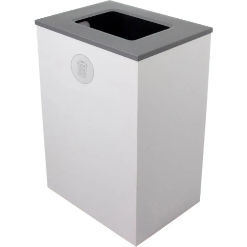 Busch Systems Spectrum Cube XL Trash Can, 32 Gallon, White 2 Busch Systems Spectrum Cube XL Trash Can, 32 Gallon, White - Image 2