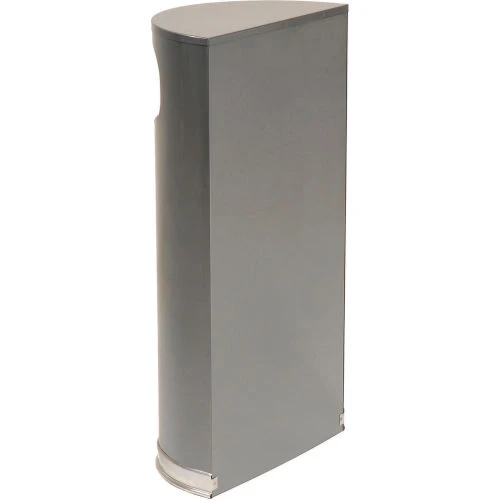 Rubbermaid Half Round Trash Container With Flat Lid 8 Rubbermaid Half Round Trash Container With Flat Lid - Image 8