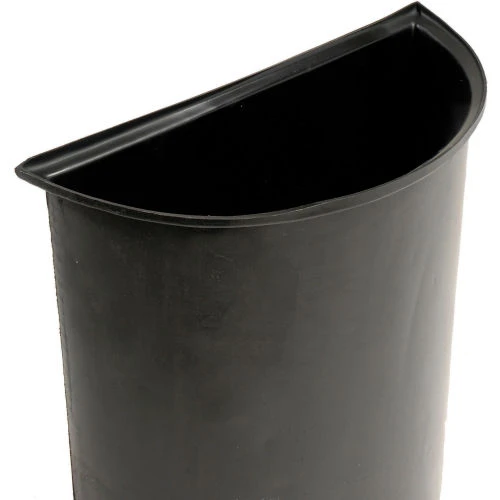 Rubbermaid Half Round Trash Container With Flat Lid 11 Rubbermaid Half Round Trash Container With Flat Lid - Image 11