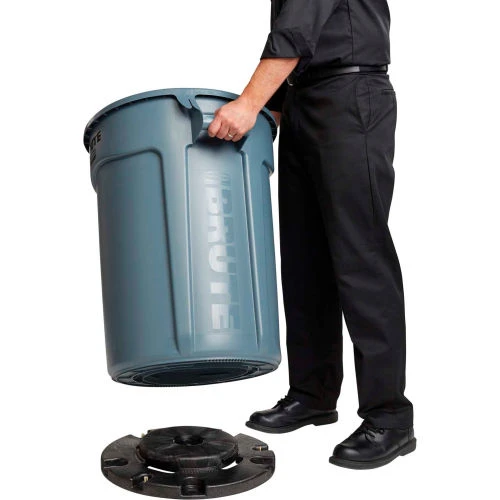 Rubbermaid Brute® 2620 Trash Container 20 Gallon - Gray 6 Rubbermaid Brute® 2620 Trash Container 20 Gallon - Gray - Image 6