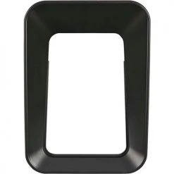 Rubbermaid® Sustain Landfill Container 15 Gal, Black -Cheap Trash & Recycling Store 21 1691 RCP DR Sustain 2078967 15G Landfill Top down of lid only