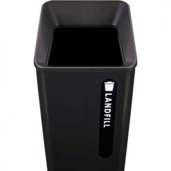 Rubbermaid® Sustain Landfill Container 23 Gal, Black 11 Rubbermaid® Sustain Landfill Container 23 Gal, Black -Cheap Trash & Recycling Store 21 1691 RCP DR Sustain 2078988 23G Landfill Top down