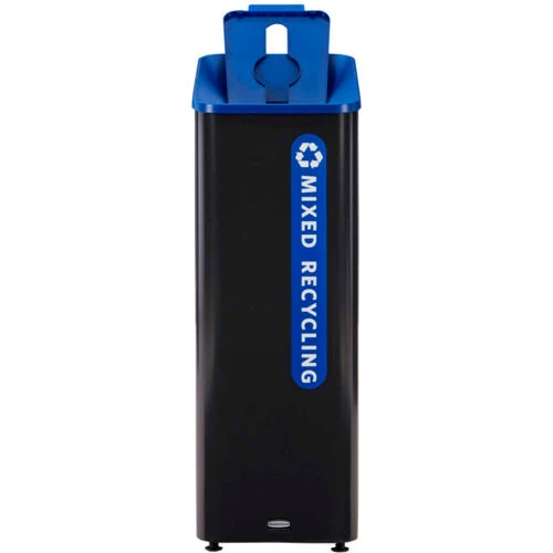 Rubbermaid® Sustain Mixed Recycling Container 15 Gal, Blue 5 Rubbermaid® Sustain Mixed Recycling Container 15 Gal, Blue - Image 5