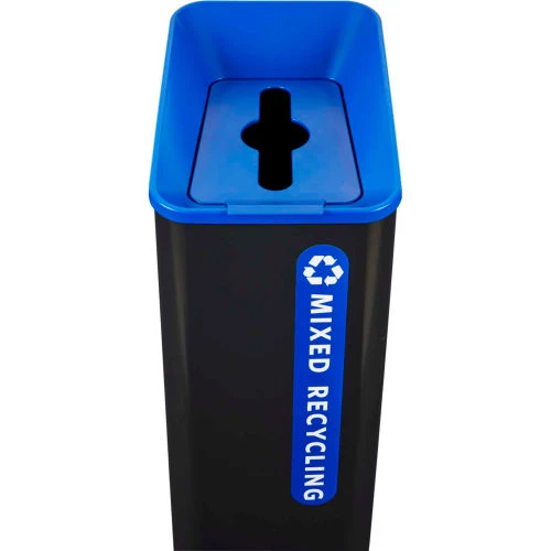 Rubbermaid® Sustain Mixed Recycling Container 15 Gal, Blue 7 Rubbermaid® Sustain Mixed Recycling Container 15 Gal, Blue - Image 7