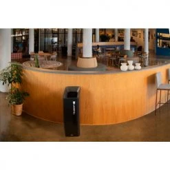 Rubbermaid® Sustain Landfill Container 15 Gal, Black -Cheap Trash & Recycling Store 21 1709 RCP DR Sustain 15Gal Landfill 2078967 Cafeteria