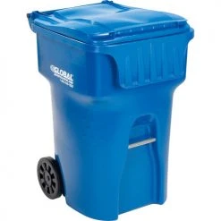 Global Industrial™ Mobile Trash Container, 95 Gallon Blue -Cheap Trash & Recycling Store 237281BL 05