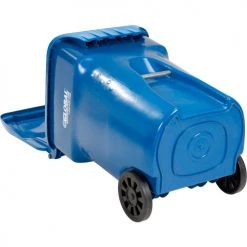 Global Industrial™ Mobile Trash Container, 95 Gallon Blue -Cheap Trash & Recycling Store 237281BL 12