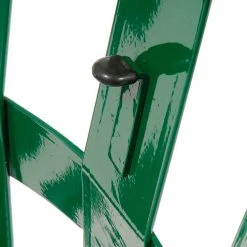 Global Industrial™ Outdoor Slatted Steel Trash Can With Flat Lid & Liner, 24 Gallon, Green -Cheap Trash & Recycling Store 237725GN 07