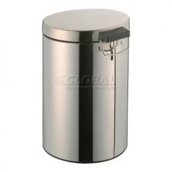 Global Industrial 3-1/2 Gallon Step On Trash Can - Stainless Steel 20 Global Industrial 3-1/2 Gallon Step On Trash Can - Stainless Steel -Cheap Trash & Recycling Store 237752SS 02