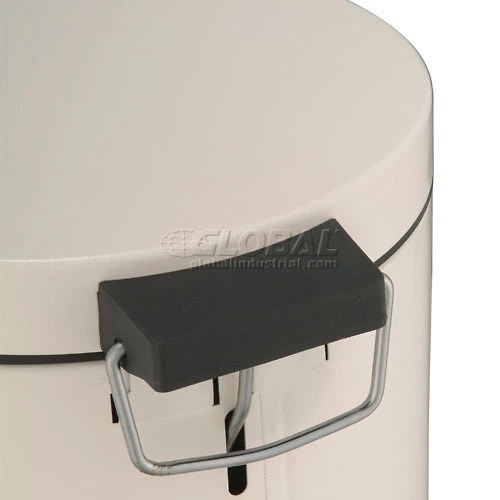 Global Industrial 3-1/2 Gallon Step On Trash Can - White 8 Global Industrial 3-1/2 Gallon Step On Trash Can - White - Image 8