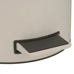 Global Industrial 3-1/2 Gallon Step On Trash Can - White 25 Global Industrial 3-1/2 Gallon Step On Trash Can - White -Cheap Trash & Recycling Store 237752WH 05