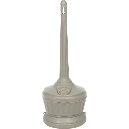 Commercial Zone Smokers' Outpost® Standard Outdoor Ashtray, Beige 1 Commercial Zone Smokers' Outpost® Standard Outdoor Ashtray, Beige