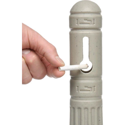 Commercial Zone Smokers' Outpost® Standard Outdoor Ashtray, Beige 6 Commercial Zone Smokers' Outpost® Standard Outdoor Ashtray, Beige - Image 6