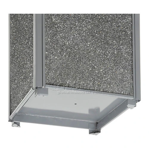 Global Industrial Stone Panel Trash Sand Urn, Gray, 24 Gallon, 17-1/2" Square x 32"H 12 Global Industrial Stone Panel Trash Sand Urn, Gray, 24 Gallon, 17-1/2" Square x 32"H - Image 12