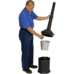 Commercial Zone Smokers' Outpost® Site Saver Outdoor Ashtray, Black 17 Commercial Zone Smokers' Outpost® Site Saver Outdoor Ashtray, Black -Cheap Trash & Recycling Store 238279BK 02