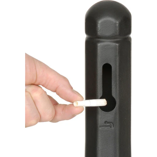 Commercial Zone Smokers' Outpost® Site Saver Outdoor Ashtray, Black 6 Commercial Zone Smokers' Outpost® Site Saver Outdoor Ashtray, Black - Image 6