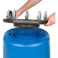Dolly For 20, 32, 44, 55 Gallon Rubbermaid Round Trash Container -Cheap Trash & Recycling Store 239003BK 07