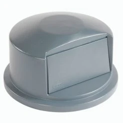 Rubbermaid Dome Lid For 32 Gallon Round Trash Container - Gray