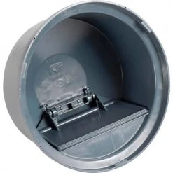 Rubbermaid Dome Lid For 44 Gallon Round Trash Container - Gray -Cheap Trash & Recycling Store 239006GY 03 1