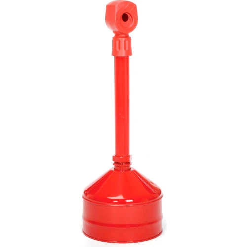 Justrite® Heavy-Duty Steel Outdoor Ashtray, 2-1/2 Gallon, Red 1 Justrite® Heavy-Duty Steel Outdoor Ashtray, 2-1/2 Gallon, Red