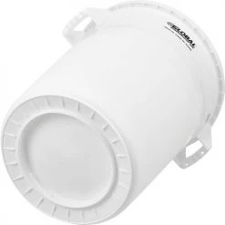 Global Industrial™ Plastic Trash Can - 20 Gallon White -Cheap Trash & Recycling Store 240458WH 02