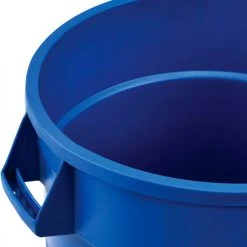 Global Industrial™ Plastic Trash Can - 32 Gallon Blue -Cheap Trash & Recycling Store 240460BL 07