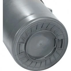 Global Industrial™ Plastic Trash Can with Dome Lid - 44 Gallon Gray -Cheap Trash & Recycling Store 240462GYD 04