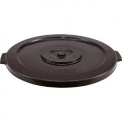 Global Industrial™ Plastic Trash Can Lid, 44 Gallon, Brown