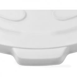 Global Industrial™ Plastic Trash Can Lid - 55 Gallon White -Cheap Trash & Recycling Store 240465WH 03