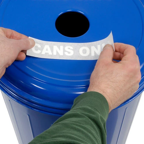 Witt Industries Recycling Can, 20 Gallon, Blue 6 Witt Industries Recycling Can, 20 Gallon, Blue - Image 6