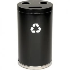 Witt Industries Recycling Can, 34.5 Gallon, Black