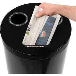 Witt Industries Recycling Can, 34.5 Gallon, Black -Cheap Trash & Recycling Store 240619BK 07