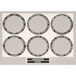 Witt Industries Recycling Can, 34.5 Gallon, Black -Cheap Trash & Recycling Store 240619BK 10