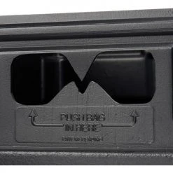 Commercial Zone PolyTec™ Open Top Hex Waste Container, Black, 50-Gallon -Cheap Trash & Recycling Store 240641BK 04