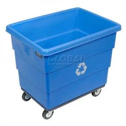 Dandux Recycling Cube Truck For Multiple Recyclables, 20 Bushel, Blue -Cheap Trash & Recycling Store 240754 04 1