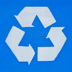 Dandux Recycling Cube Truck For Multiple Recyclables, 12 Bushel, Blue -Cheap Trash & Recycling Store 240754 10 2