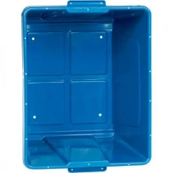Global Industrial Curbside Recycling Bin, 14 Gallon, Blue 13 Global Industrial Curbside Recycling Bin, 14 Gallon, Blue -Cheap Trash & Recycling Store 240771 03