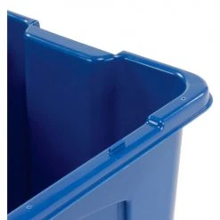 Rubbermaid® Recycling Bin, 14 Gallon, Blue -Cheap Trash & Recycling Store 240856BL 03