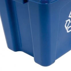 Rubbermaid® Recycling Bin, 14 Gallon, Blue -Cheap Trash & Recycling Store 240856BL 04