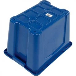 Rubbermaid® Recycling Bin, 14 Gallon, Blue -Cheap Trash & Recycling Store 240856BL 05