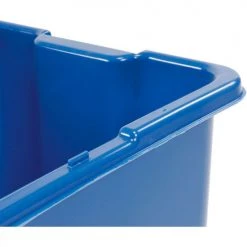 Rubbermaid® Recycling Bin, 18 Gallon, Blue -Cheap Trash & Recycling Store 240857BL 04