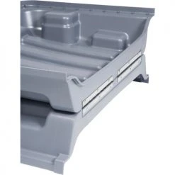 Global Industrial™ Lid for 1/2 Cu. Yd. Plastic Recycling Tilt Truck, Gray -Cheap Trash & Recycling Store 240925 03
