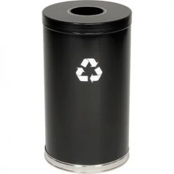 Witt Industries Recycling Can, 32 Gallon, Black