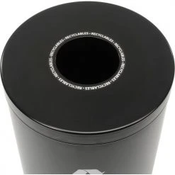 Witt Industries Recycling Can, 32 Gallon, Black -Cheap Trash & Recycling Store 241066BK 04