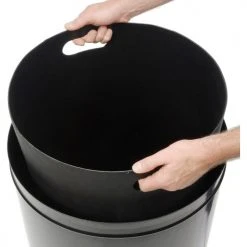 Witt Industries Recycling Can, 32 Gallon, Black -Cheap Trash & Recycling Store 241066BK 06