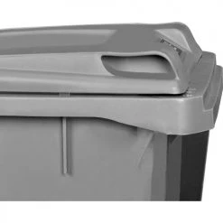 Global Industrial™ Mobile Trash Container with Lid, 32 Gallon Gray -Cheap Trash & Recycling Store 241077GY 13
